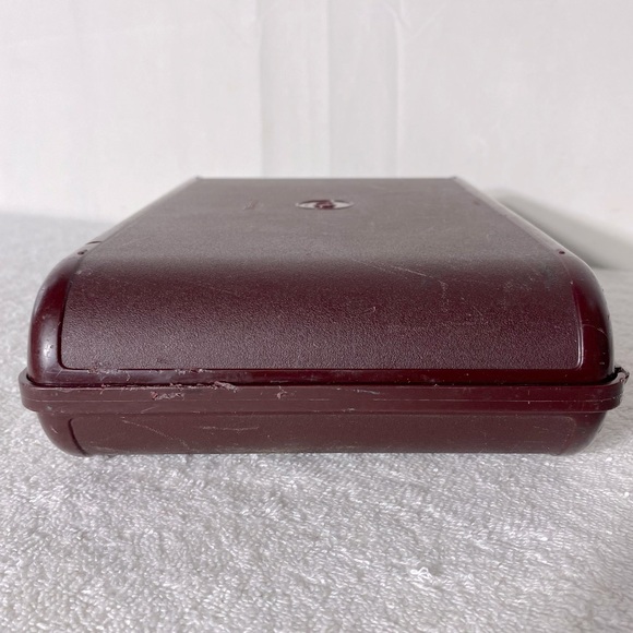 Vintage Tupperware Tuppercraft Brown Purple Personal Valet Travel Case Organizer - Picture 6 of 16